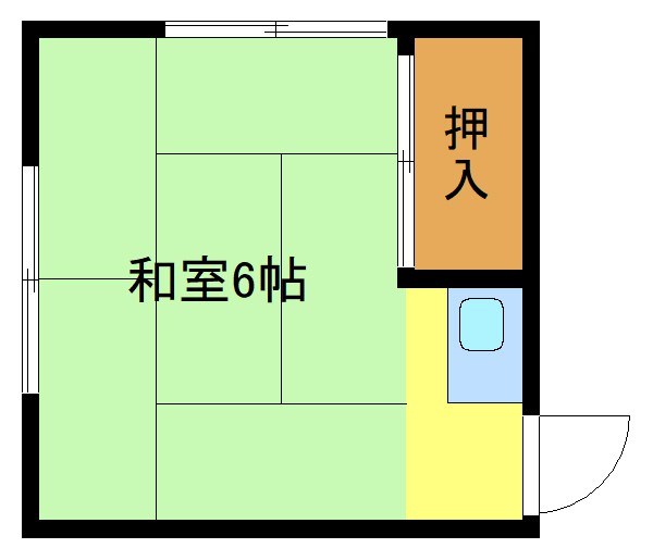 渡辺荘 間取り図