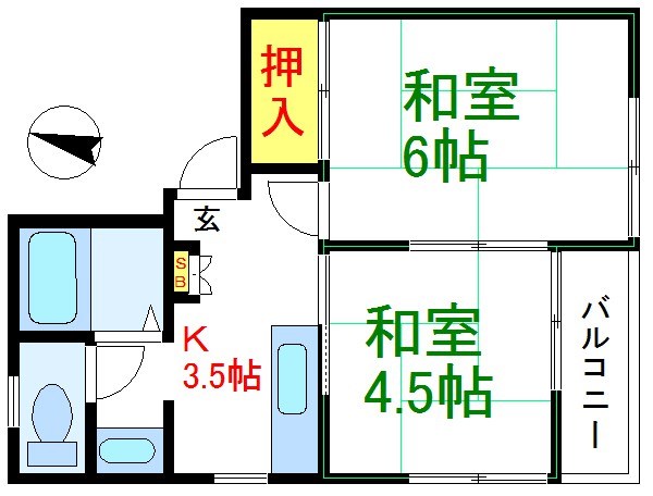 濱野ビル 間取り図