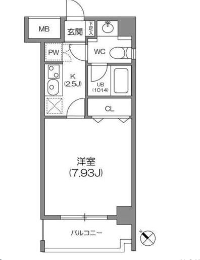 ルクレ森下レジデンス   間取り図