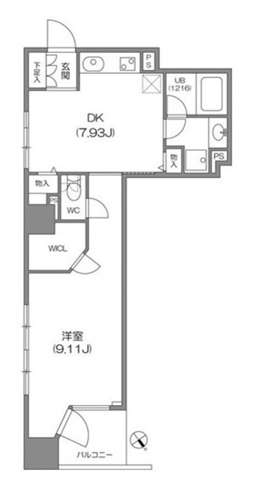 ルクレ新川レジデンス 間取り図