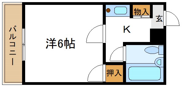 グランドヒルマエダ 間取り図