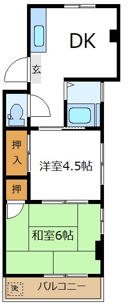 武藤コーポ 間取り図