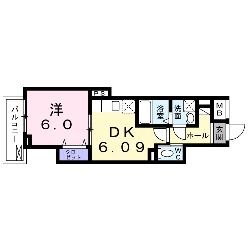 メゾン・ド・カナル森下 間取り図