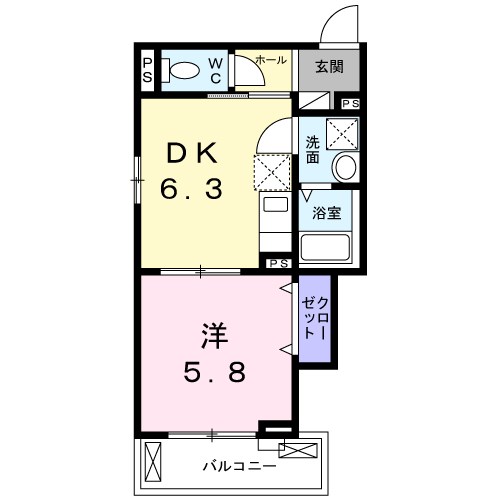 ベルレガーロ 間取り図