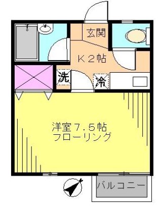 フラット葛西 間取り