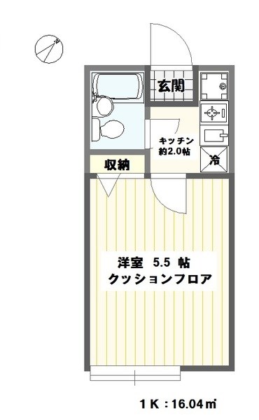 ディアコート堀切 間取り図