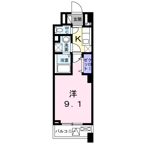 メゾンド・ボナー扇　弐番館 間取り