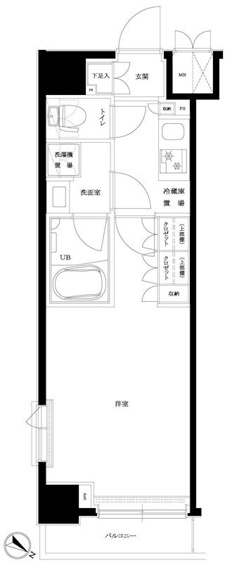 ルーブル住吉弐番館 間取り図