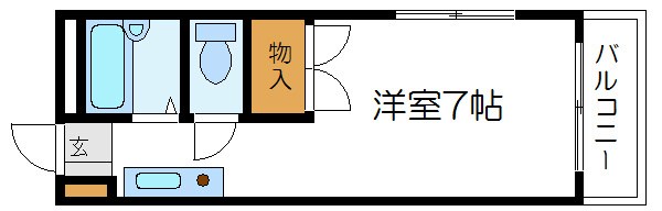 リブサンフラット 間取り図