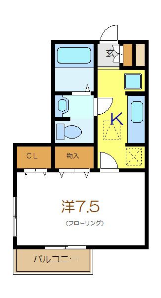 グランセーヌⅡ  間取り