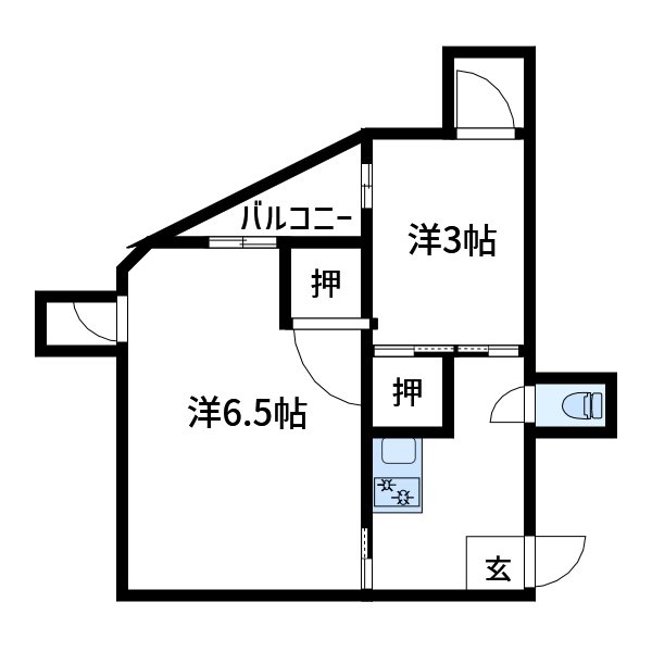 中野マンション 間取り