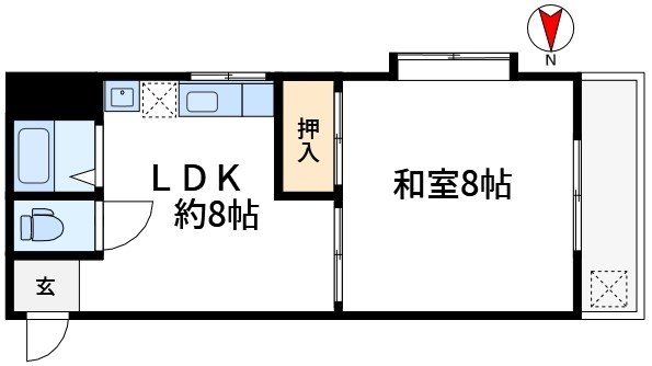 ハイツタナカ 間取り図