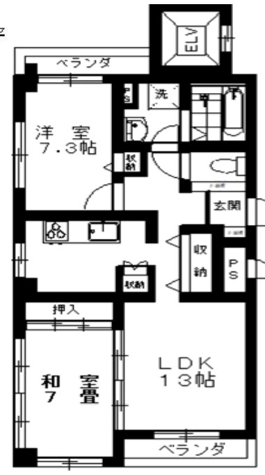 ロイヤルシラコ 間取り図