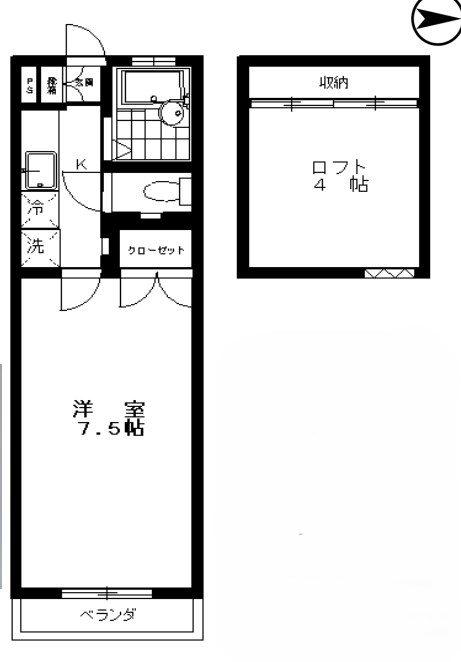 第7ミツミハイツ 間取り