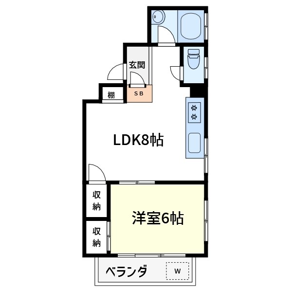 斉藤ビル（西日暮里6） 間取り図