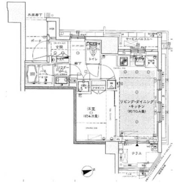 シティハウス千住大橋ステーションコート  間取り図