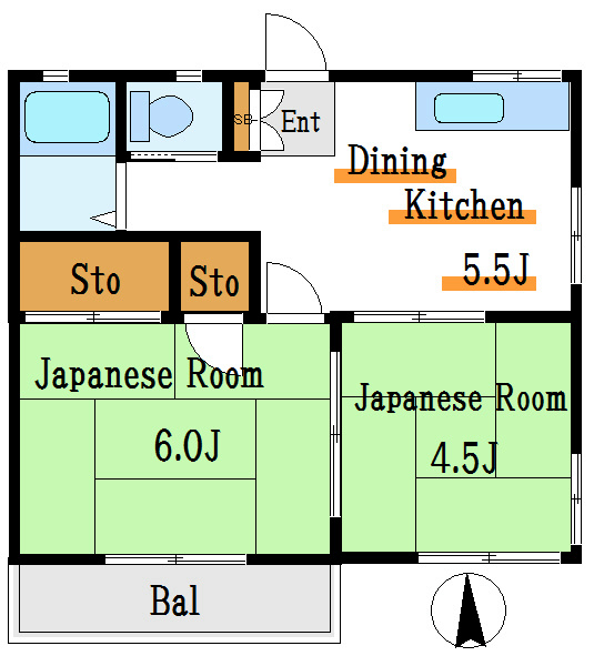 コーポ宮原 間取り図