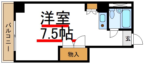 第2ビラ京松丸ビル 間取り図