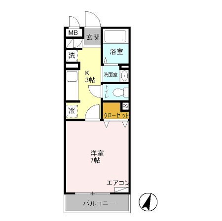 ボンリジエール  間取り図