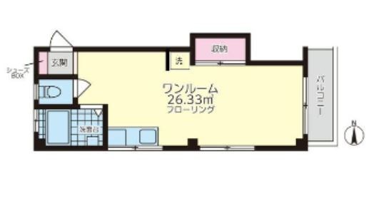 ロータスマンション住吉 間取り図