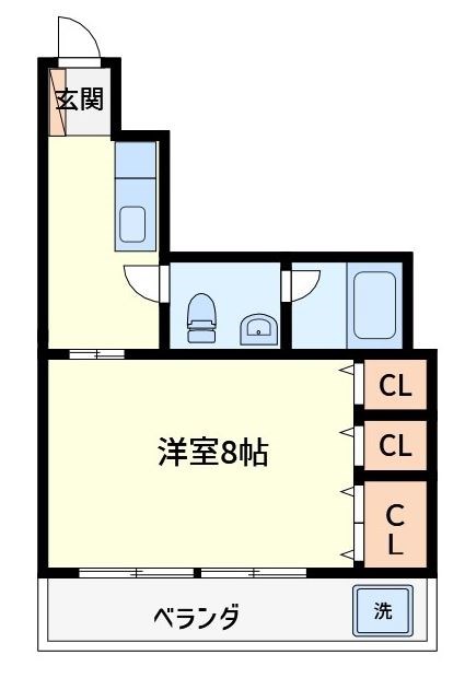 岡部ビル 間取り図