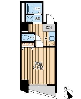 アブレスト西日暮里 間取り