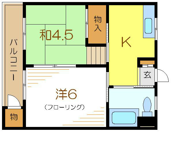 篠崎マンション   間取り図