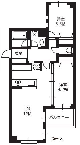 LANAI J GRANDE 間取り