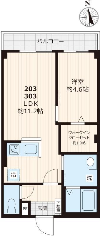 フォレスト　べべ 間取り図