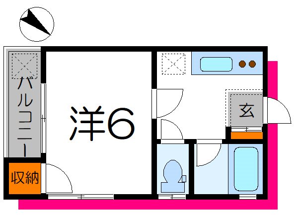 マリーンハイツ 間取り図