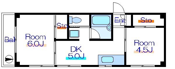 第五田嶋ビル   間取り図