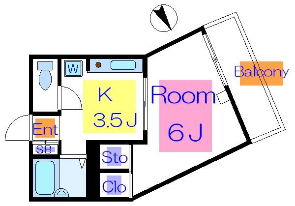 ベルヴィル 間取り図