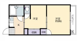 三和コーポ     間取り図