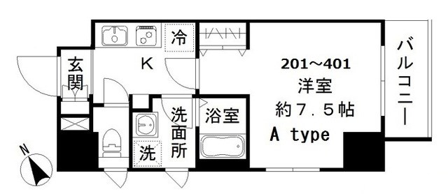 メゾン ASAKUSA G3 間取り