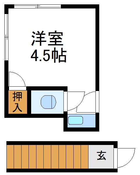 柏木荘 間取り図