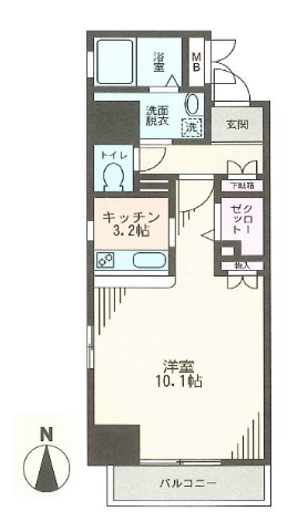 コンフォート両国  間取り図