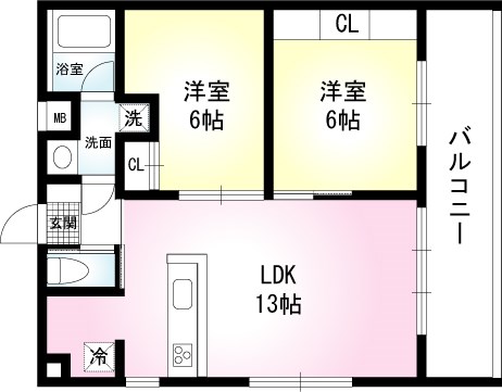 ラフィーネブラン 間取り図