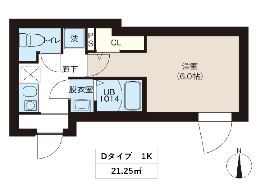 レピュア町屋レジデンスⅡ 間取り図