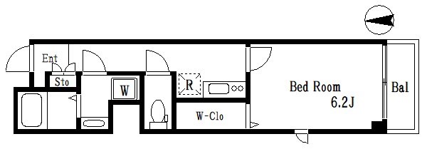 アネックス吾妻橋 間取り図