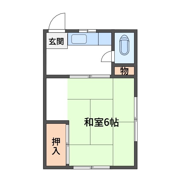 ローズ荘 間取り図