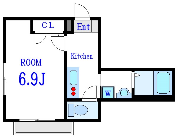 ソレーユ   間取り図