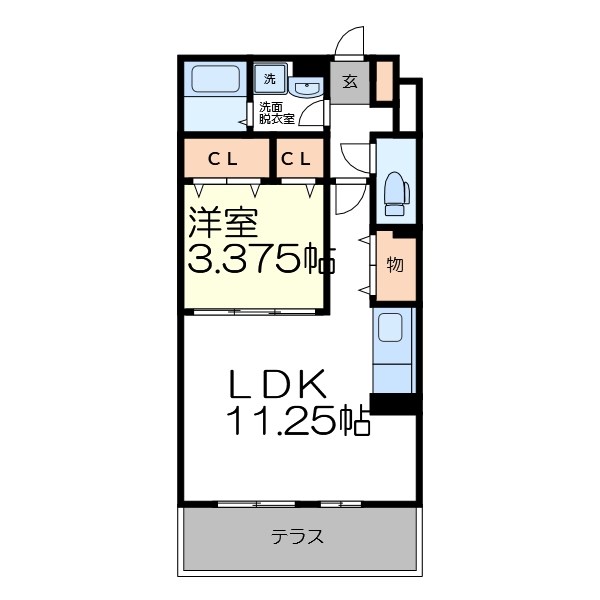 cloverＡ棟  間取り