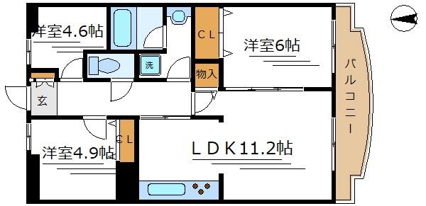 ルミエール西綾瀬 間取り