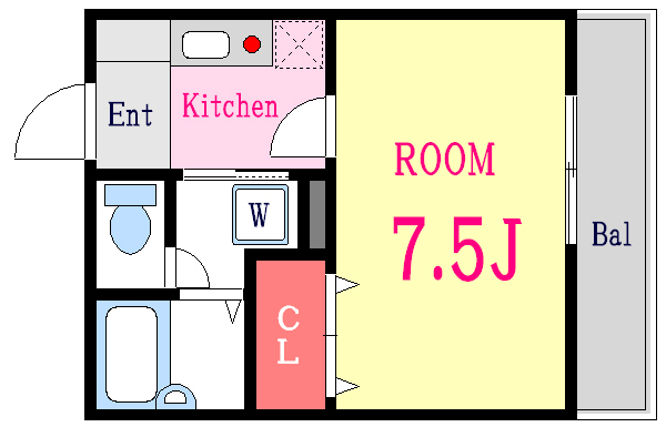 コンフォート北葛西 間取り図