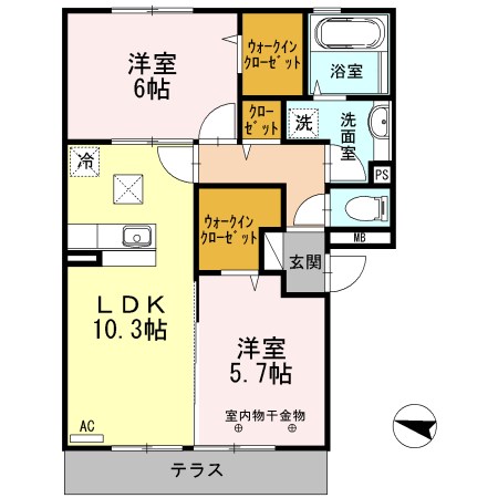 カーサ青井 間取り