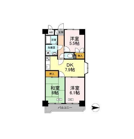 メゾン・ロワイヤル  間取り図