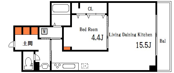 Co.CREA（コクリエ） 間取り図