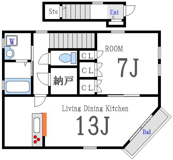 メープルハウス 間取り図