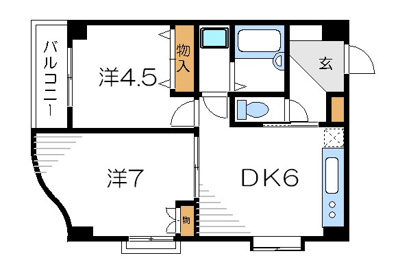 メゾンドリプレット 間取り図