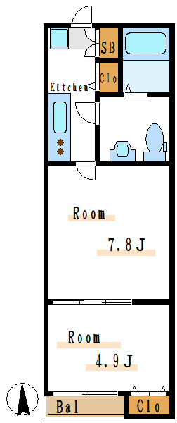 ヴェトヴィ船堀 間取り図